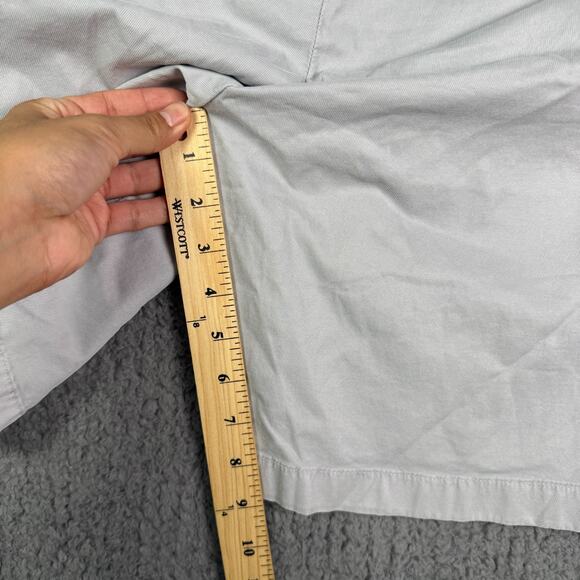 Peter Millar Collection Shorts Mens 34 Gray 9” Golf Chino Flat Front MS21RT14 - Picture 8 of 9